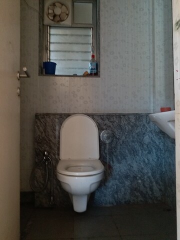 Bathroom in 2 BHK Apartment at Kalpataru Hills, Manpada – for Rent