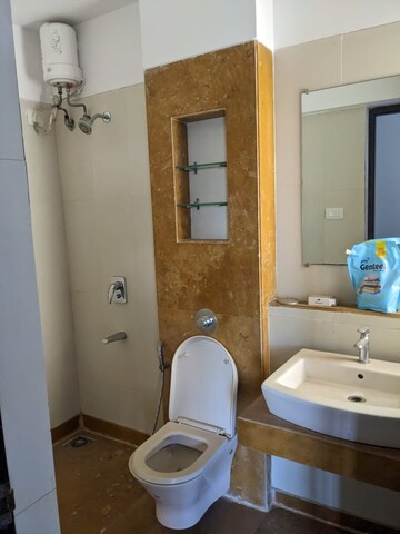 Bathroom in 3 BHK Apartment at Lodha Splendora, Ghodbunder Road – for Rent