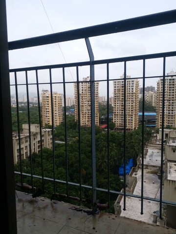 Balcony in 3 BHK Apartment at Neelkanth Greens, Manpada – for Rent