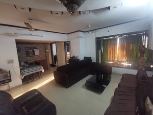Living Room in 3 BHK Apartment at Vardhman Gardens, Balkum Pada – for Sale
