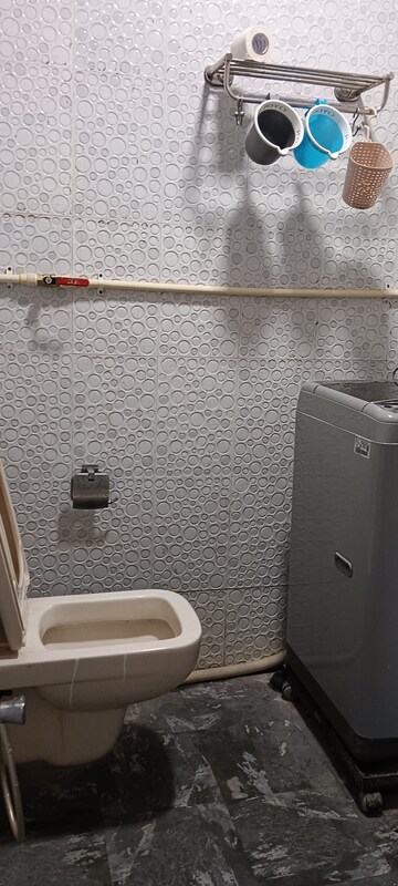 Bathroom in 1 BHK Apartment at Daya Sagar Complex , Goregaon East – for Rent