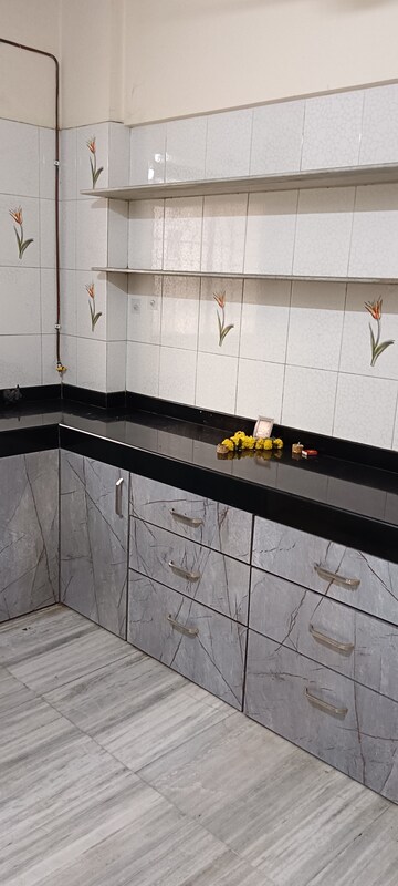 Kitchen in 1 BHK Apartment at Aakar Apartments, Goregaon East – for Rent