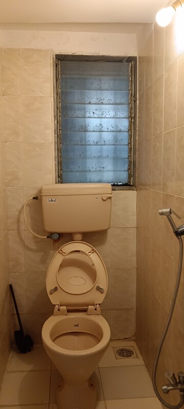 Bathroom in 1 BHK Apartment at Aakar Apartments, Goregaon East – for Rent