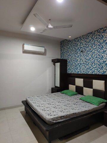 Bedroom in 3 BHK Builder Floor at MP Metro Towers, Dhakoli Village – for Rent