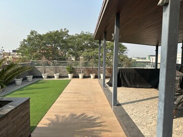Balcony in 4 BHK Builder Floor at Vasant Vihar – for Rent