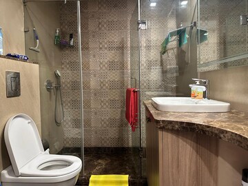Bathroom in 4 BHK Builder Floor at Vasant Vihar – for Rent