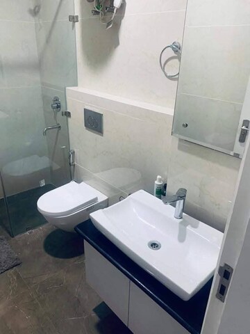 Bathroom in 1 BHK Builder Floor at Palam Vihar Residents Association, Palam Vihar – for Rent