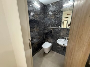 Bathroom in 2 BHK Apartment at Sugee Atharva, Prabhadevi – for Rent