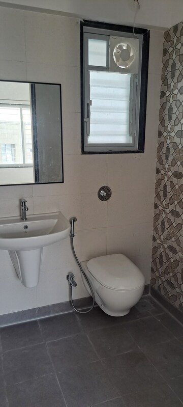 Bathroom in 2 BHK Apartment at Shree Venkatesh Graffiti Glover, Keshav Nagar – for Rent