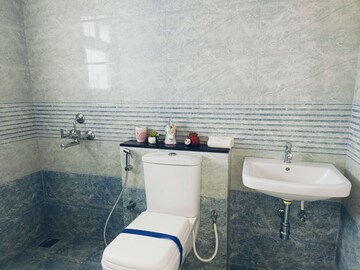 Bathroom in 2 BHK Apartment at Salarpuria Sattva Park Cubix, Devanahalli – for Rent