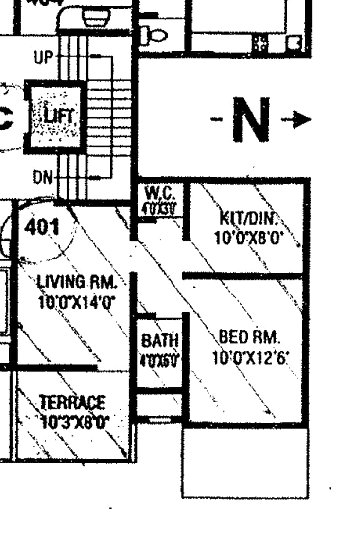 1 BHK + Study Room Apartment For Sale in Surobhi Park