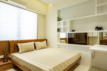 Master Bedroom in 2 BHK Apartment at Adani Elysium, Near Vaishno Devi Circle On Sg Highway – for Rent