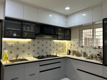 Kitchen in 3 BHK Apartment at My Home Krishe, Financial District – for Rent