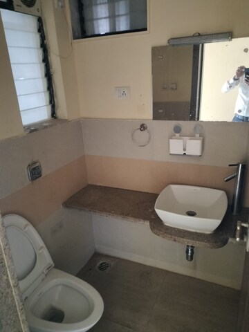 Bathroom in 2 BHK Apartment at Omkar Ananta, Goregaon East – for Rent