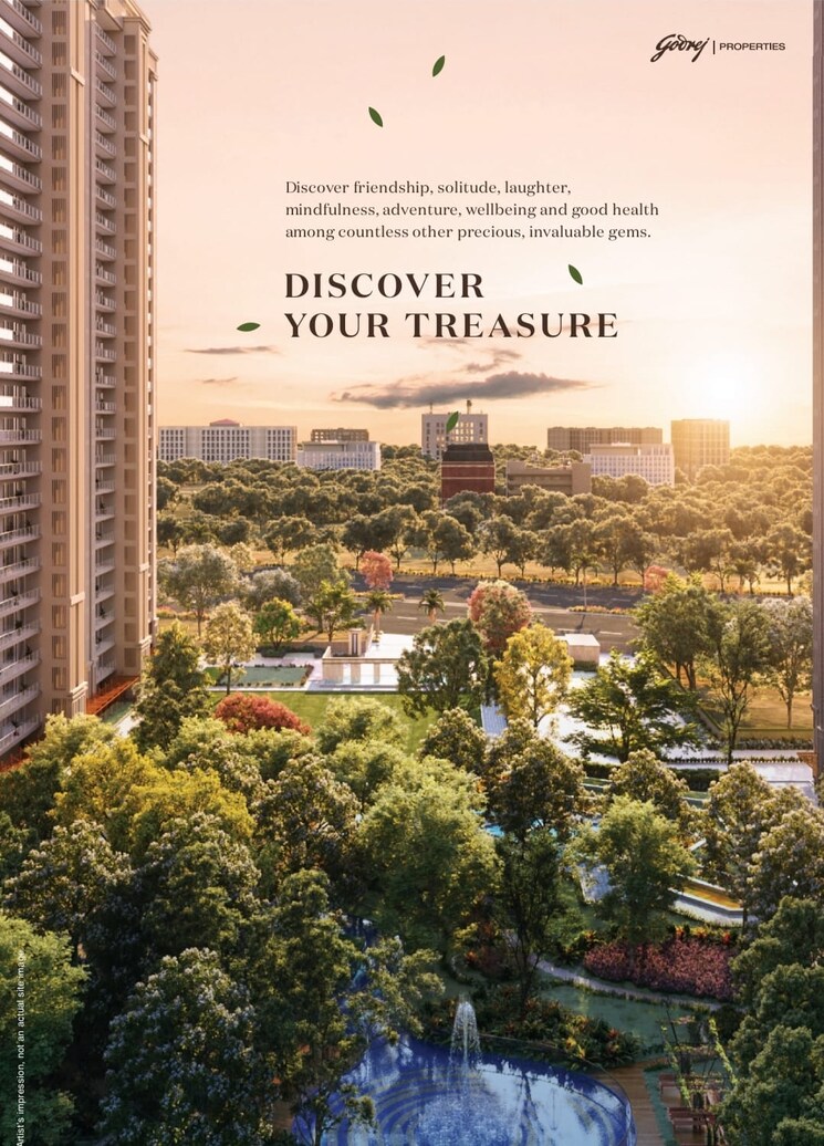 Exterior View, godrej-vrikshya 3 Bedroom 1948 Sq.Ft. Apartment In Sector 103 Gurgaon 8426377