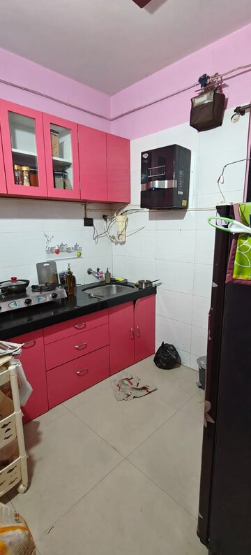 Kitchen in 1 BHK Apartment at Anmol House, Kopar Khairane – for Rent