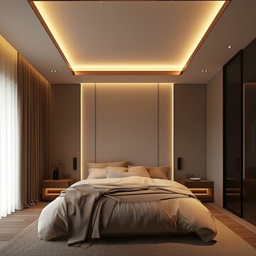 Master Bedroom in 5 BHK Apartment at ABA County 107, Sector 107 – for Rent