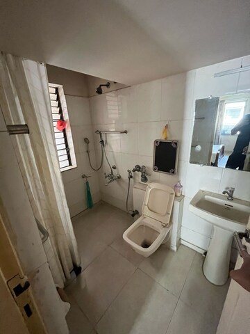 Attached Bathroom in 2 BHK Apartment at Dheeraj Ganga, Malad West – for Rent