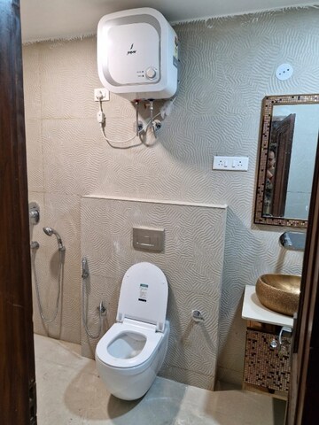 Bathroom in 4 BHK Builder Floor at Malviya Nagar – for Rent