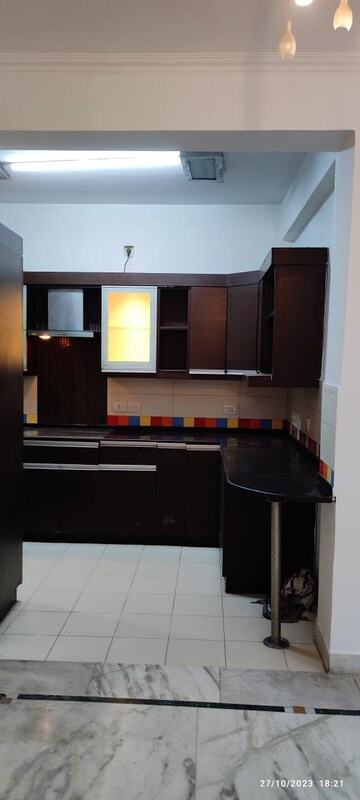 Kitchen in 3 BHK Builder Floor at Orchid Island, Sector 51 – for Sale