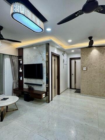 Living Room in 2 BHK Apartment at Dosti West County, Balkum Pada – for Sale