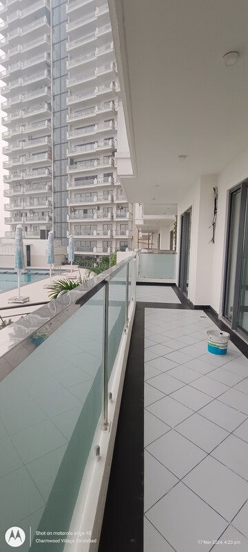 Balcony in 3.5 BHK Apartment at Ahinsha Naturez Park, Sector 41 – for Sale