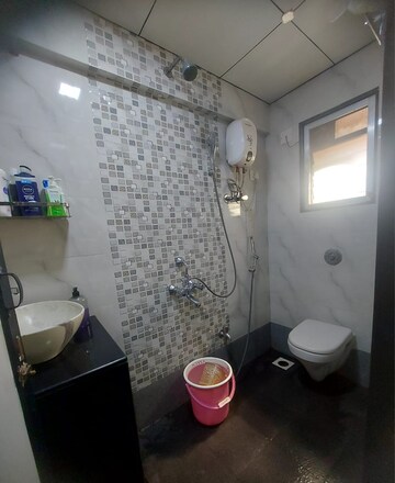 Bathroom in 2 BHK Apartment at Tilak Nagar Building, Tilak Nagar – for Rent