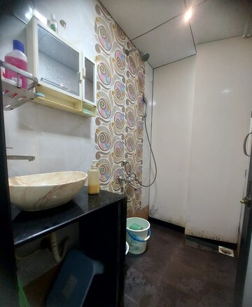 Bathroom in 2 BHK Apartment at Tilak Nagar Building, Tilak Nagar – for Rent