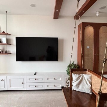 Living Room in 3 BHK Apartment at Oberoi Sky City, Khande Rao Dongari – for Rent