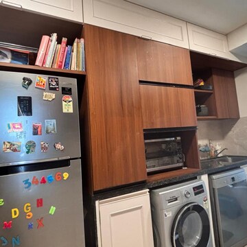 Kitchen in 3 BHK Apartment at Oberoi Sky City, Khande Rao Dongari – for Rent