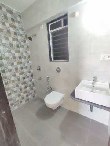 Attached Bathroom in 1 BHK Apartment at Kishor Sukur Enclave A, Ghodbunder Road – for Rent