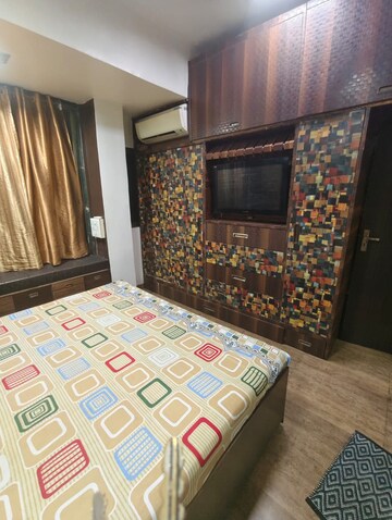 Bedroom in 1 BHK Apartment at Hilton Apartments Bhakti Park, Bhakti Park – for Rent