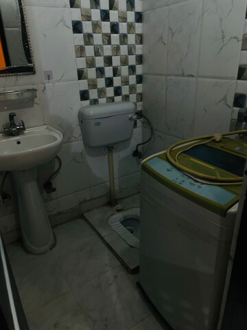 Attached Bathroom in 2 BHK Apartment at Sector 19, Dwarka – for Rent