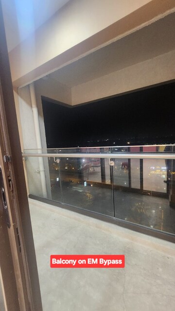 Balcony in 3.5 BHK Apartment at Bengal Peerless Avidipta, Em Bypass – for Rent