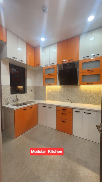 Kitchen in 3.5 BHK Apartment at Bengal Peerless Avidipta, Em Bypass – for Rent
