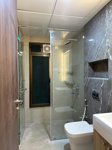 Bathroom in 3 BHK Apartment at Peninsula Celestia Spaces, Sewri – for Rent