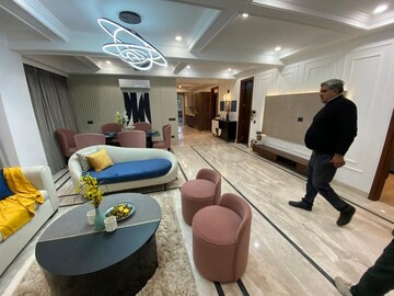 Living Room in 4 BHK Builder Floor at Sector 17, Dwarka – for Rent