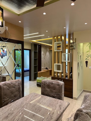 Living Room in 3 BHK Apartment at Bengal Peerless Avidipta, Em Bypass – for Rent