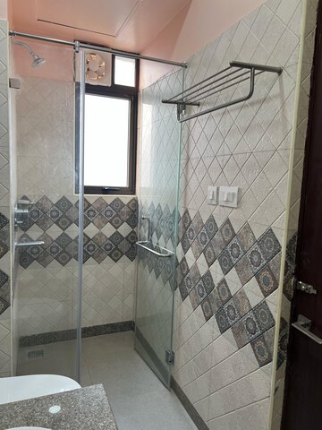Bathroom in 3 BHK Apartment at Bengal Peerless Avidipta, Em Bypass – for Rent