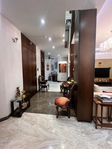 Living Room in 4 BHK Apartment at Cbd Belapur Sector 15 – for Sale