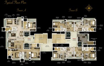 Floor Plan in 3 BHK Apartment at Goregaon West – for Sale