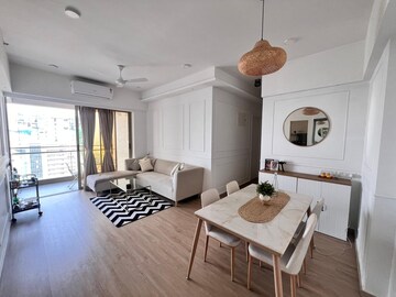 Living Room in 2 BHK Apartment at Transcon Triumph Tower, Andheri West – for Rent