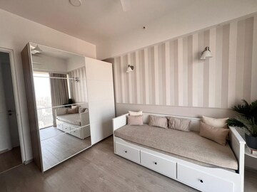 Bedroom in 2 BHK Apartment at Transcon Triumph Tower, Andheri West – for Rent