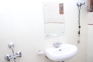 Bathroom in 2 BHK Independent House at Balaji The Landmark, Gomti Nagar – for Rent