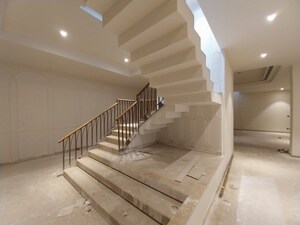 Staircase in 4 BHK Builder Floor at Green Park – for Sale