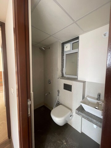 Bathroom in 3 BHK Apartment at Piramal Vaikunth, Balkum Pada – for Rent
