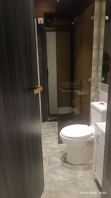 Bathroom in 3 BHK Apartment at Acme Ozone, Manpada – for Rent