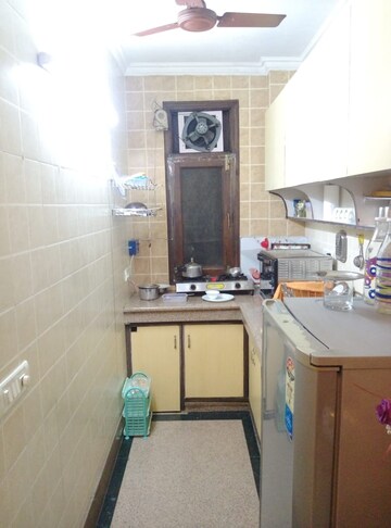 Kitchen in 2 BHK Builder Floor at Freedom Fighters Enclave – for Rent