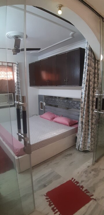 Bathroom in 2 BHK Builder Floor at Freedom Fighters Enclave – for Rent
