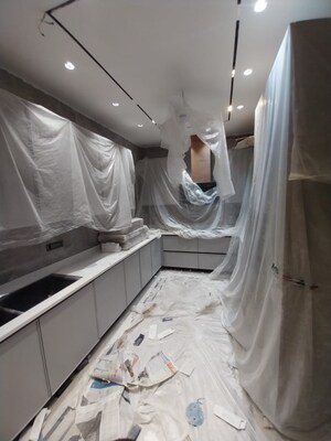 Kitchen in 4 BHK Builder Floor at Safdarjung Enclave – for Sale